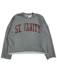 Saint Vanity Badgers Crewneck Grey