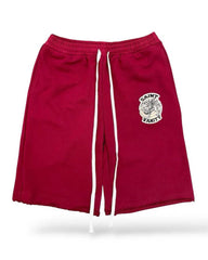 Saint Vanity Crimson Uniform Shorts Red