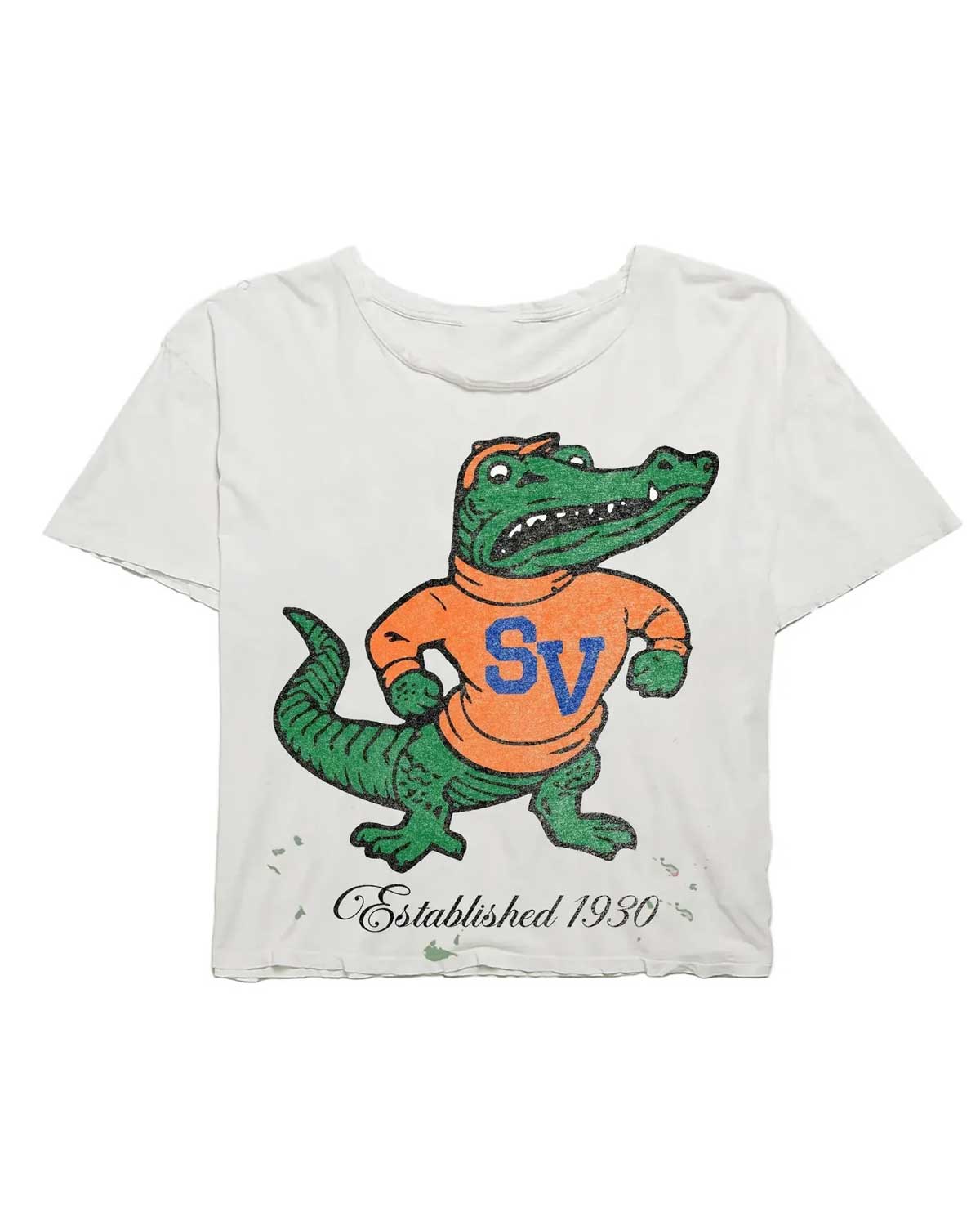 Saint Vanity Gator Tee White