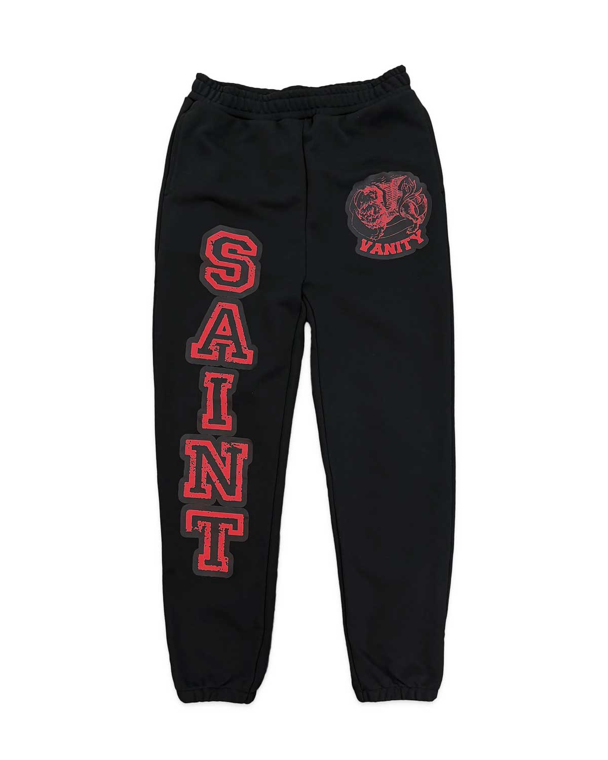 Saint Vanity Griffin Sweatpants Black/Red