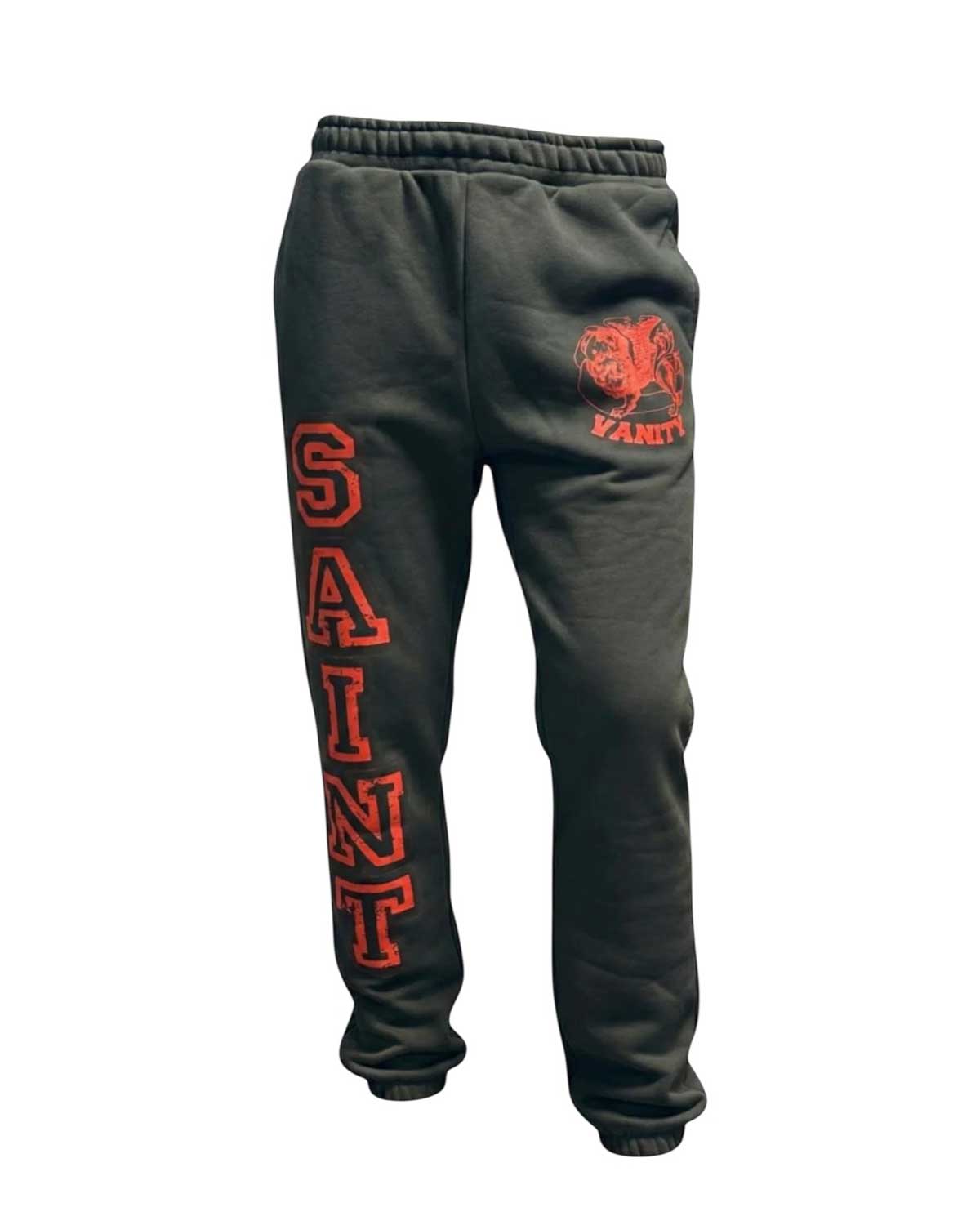 Saint Vanity Griffin Sweatpants Black/Red