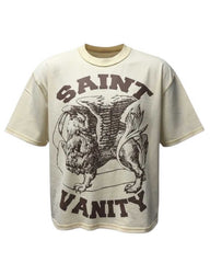 Saint Vanity Griffin Tee Cream/Brown