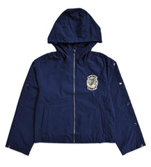 Saint Vanity Nylon Zip Up Jacket Midnight Blue