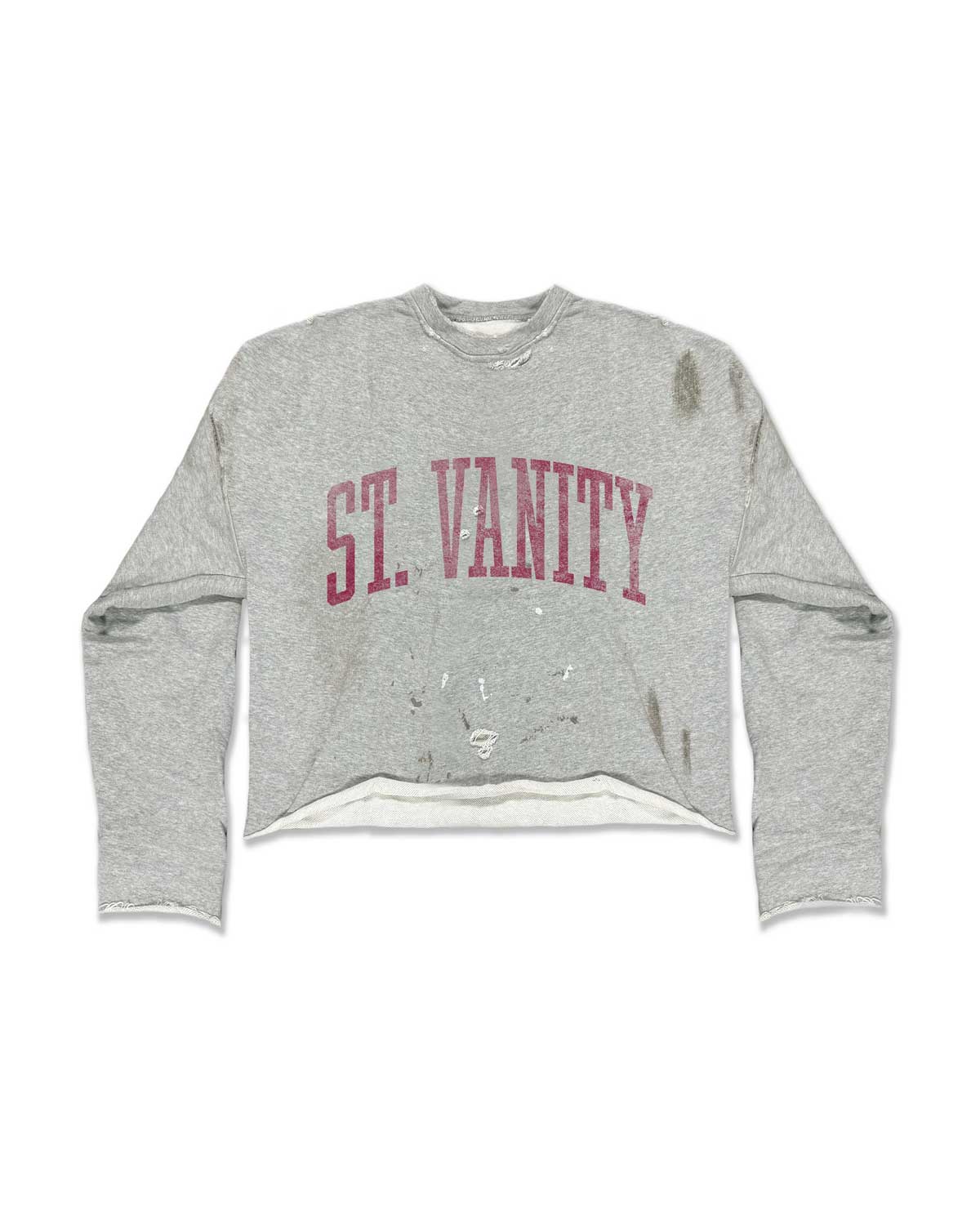 Saint Vanity Sun Devils Crewneck Grey