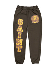 Saint Vanity Varsity Sweatpants Grey/Burgundy