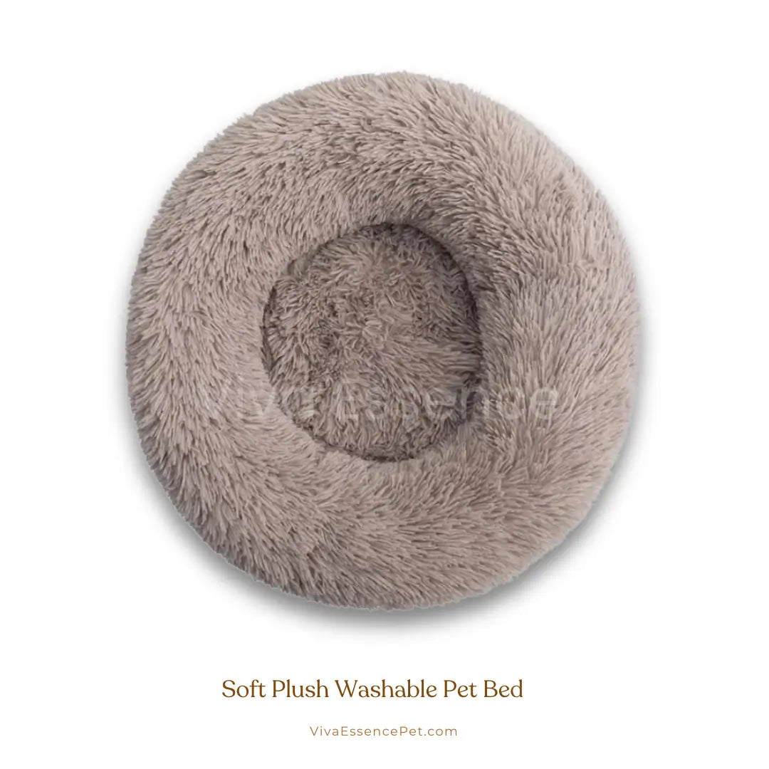 Calming Donut Pet Bed - Plush & Washable