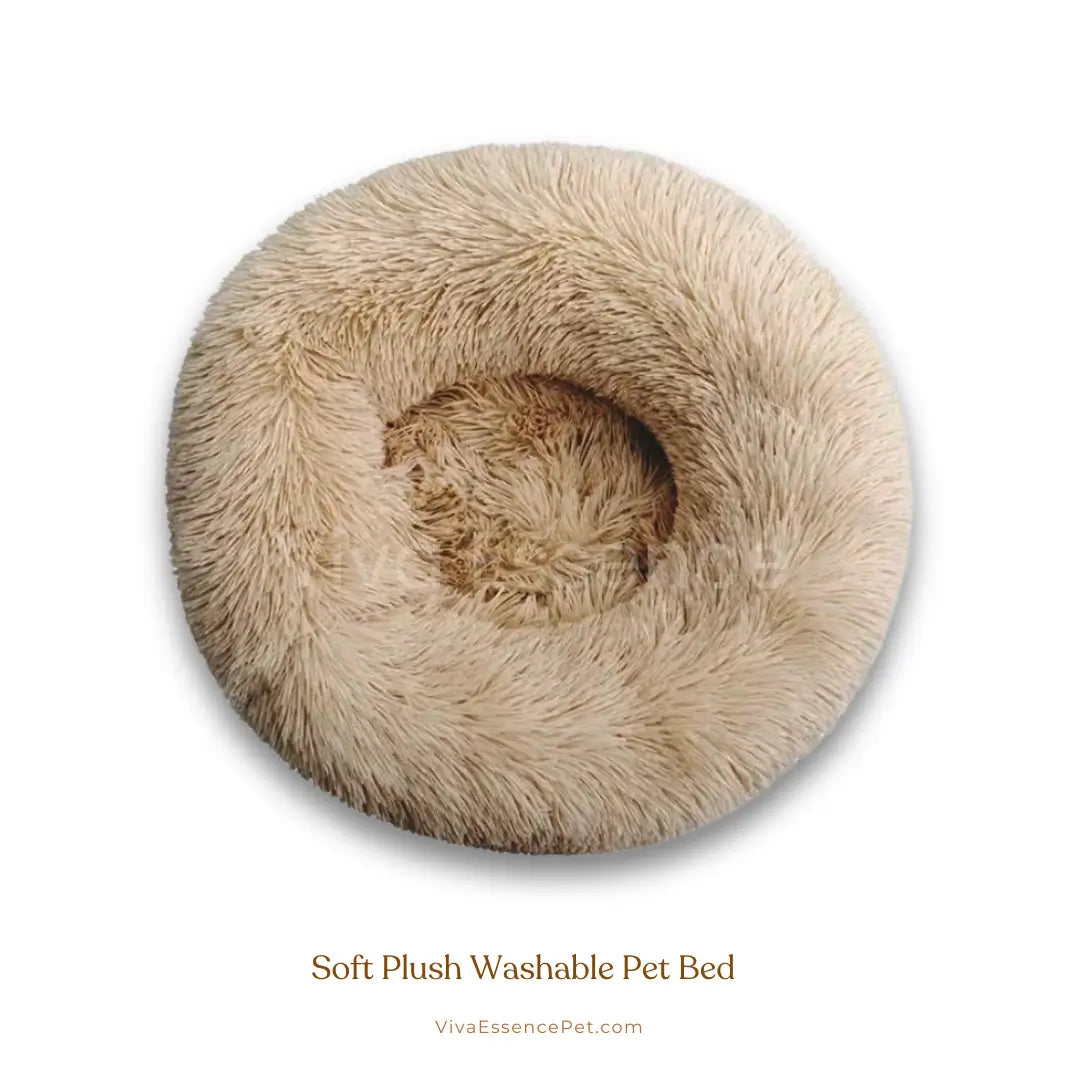 Calming Donut Pet Bed - Plush & Washable