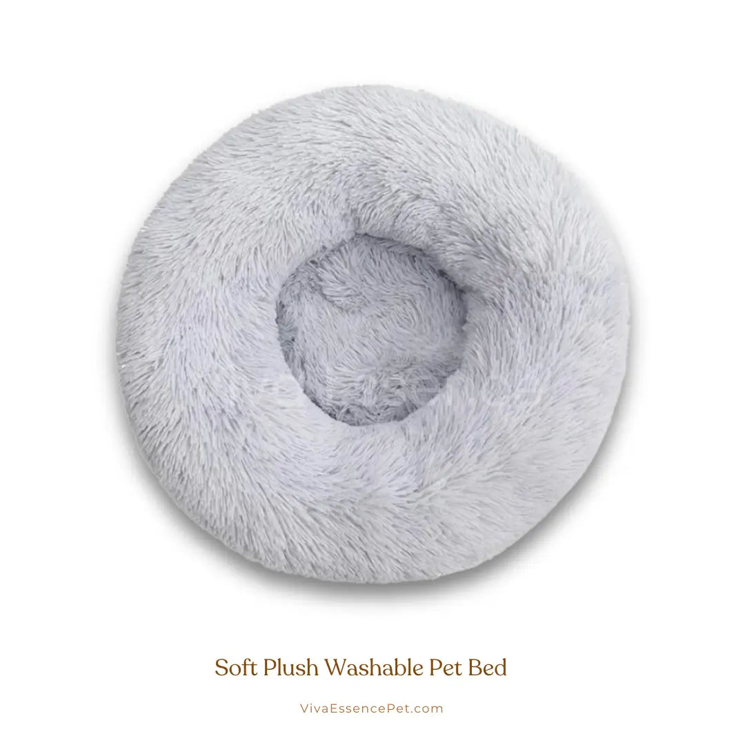 Calming Donut Pet Bed - Plush & Washable