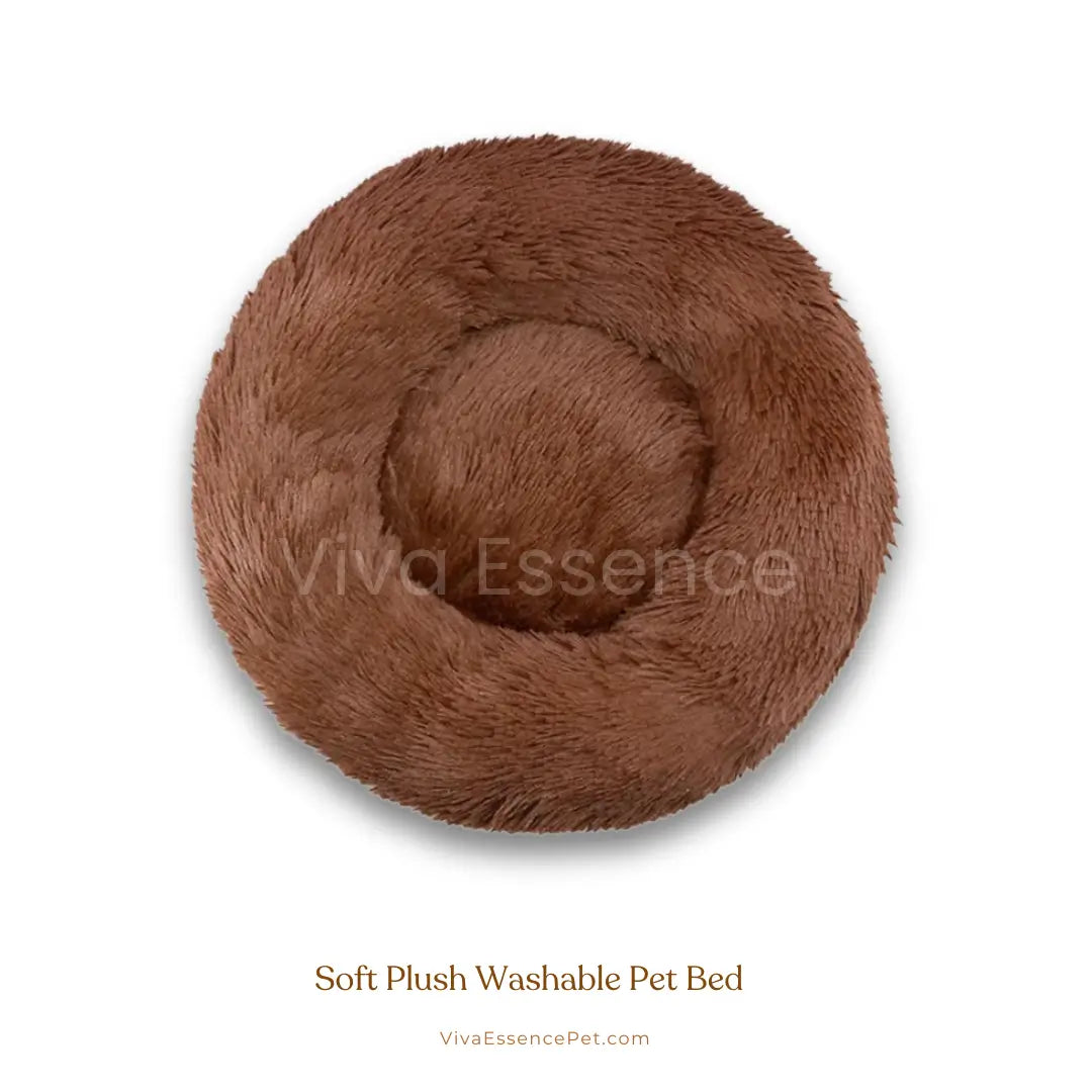 Calming Donut Pet Bed - Plush & Washable