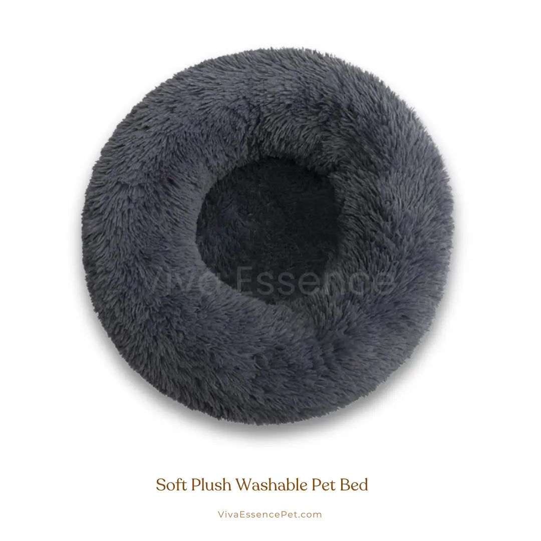 Calming Donut Pet Bed - Plush & Washable