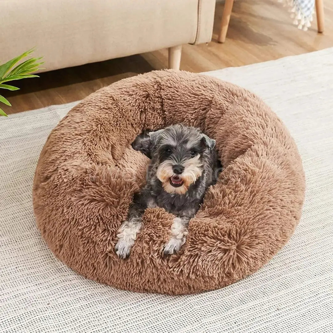 Calming Donut Pet Bed - Plush & Washable