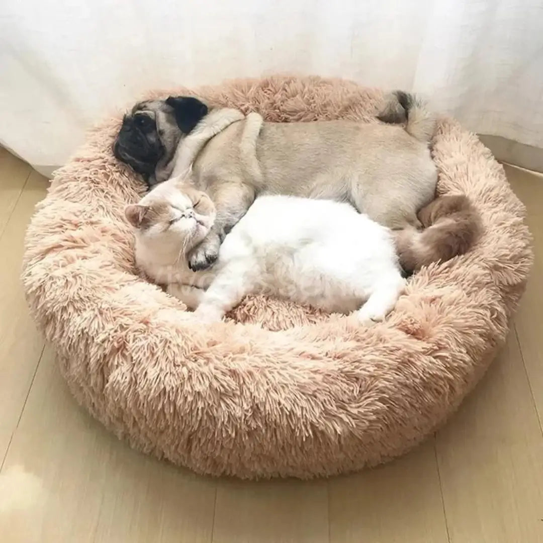 Calming Donut Pet Bed - Plush & Washable