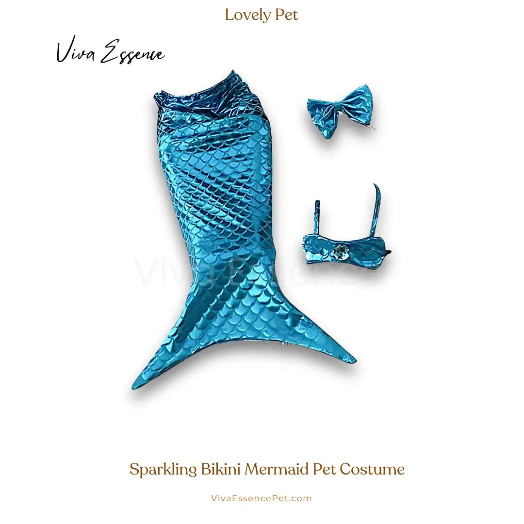 Whimsical Mermaid Pet Costume for Dogs & Cats