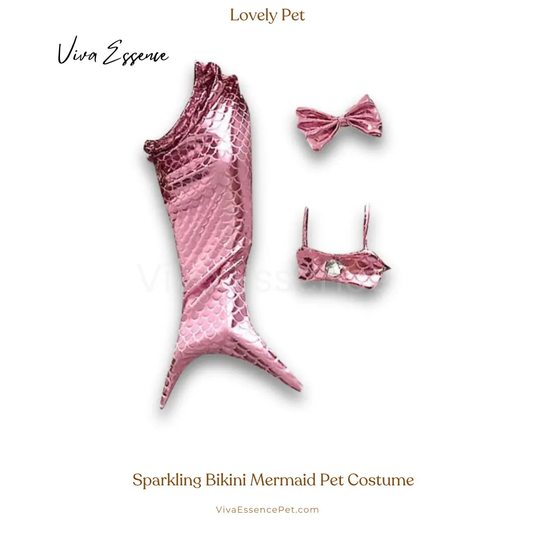 Whimsical Mermaid Pet Costume for Dogs & Cats