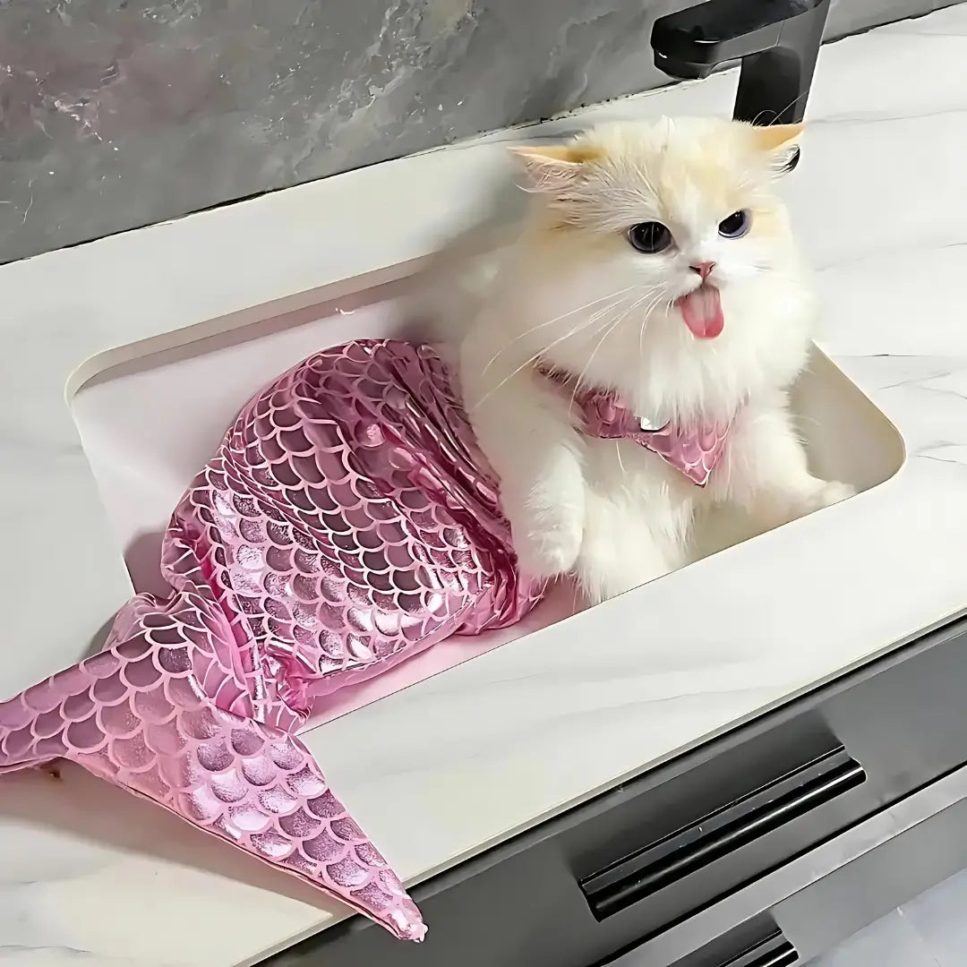 Whimsical Mermaid Pet Costume for Dogs & Cats