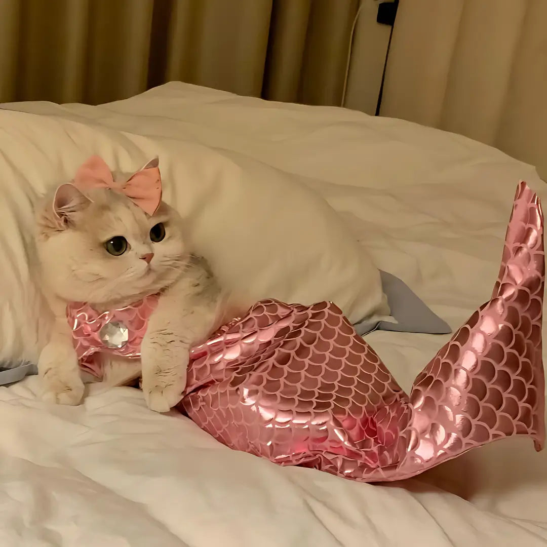 Whimsical Mermaid Pet Costume for Dogs & Cats