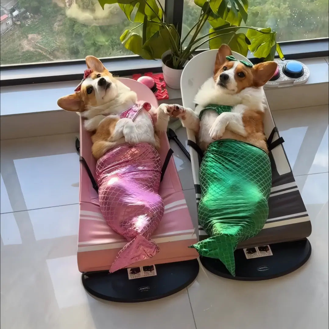 Whimsical Mermaid Pet Costume for Dogs & Cats