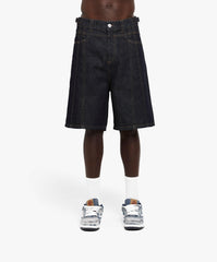 V-LOGO RAW JORTS