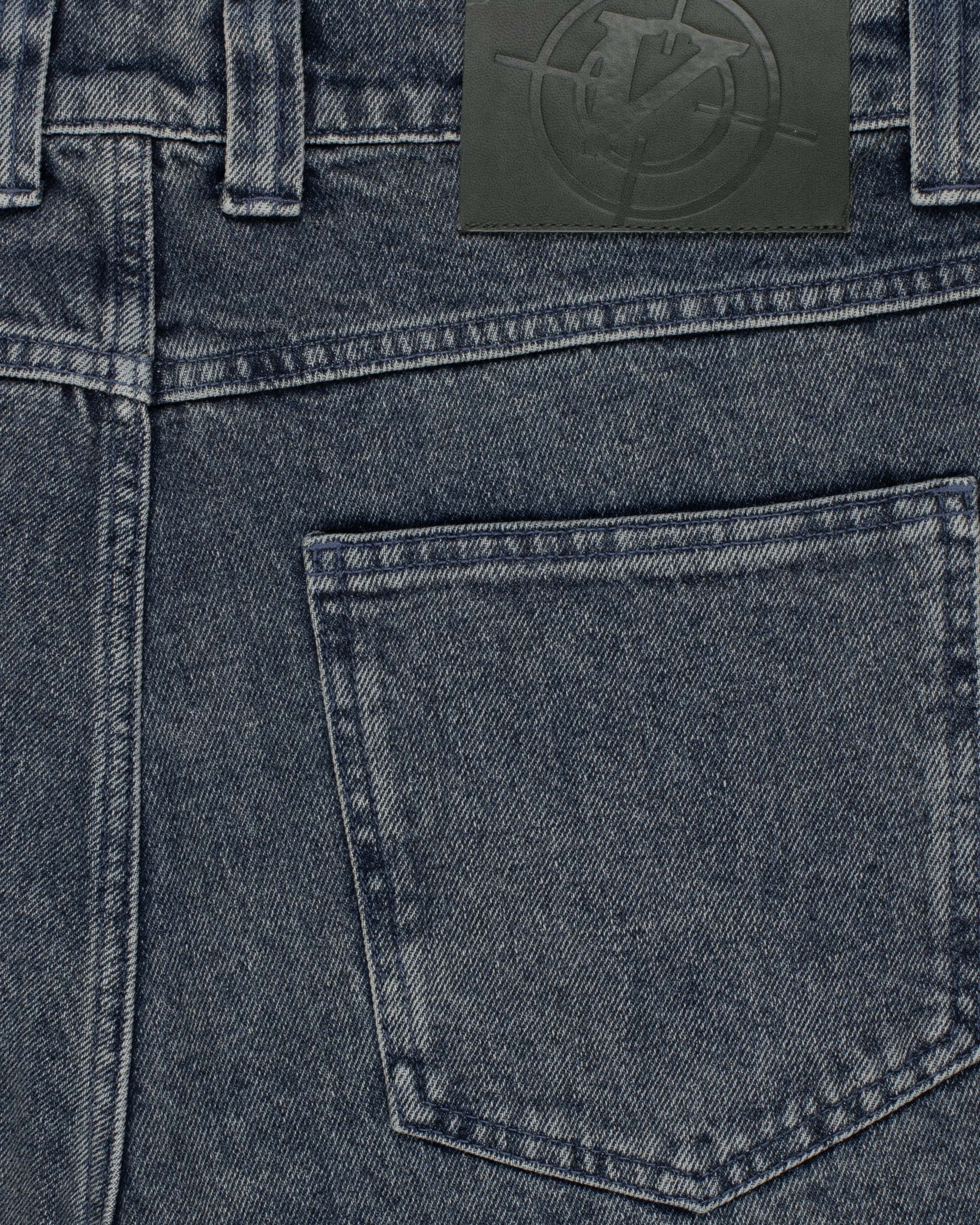 SCRIPT DENIM WASHED BLUE