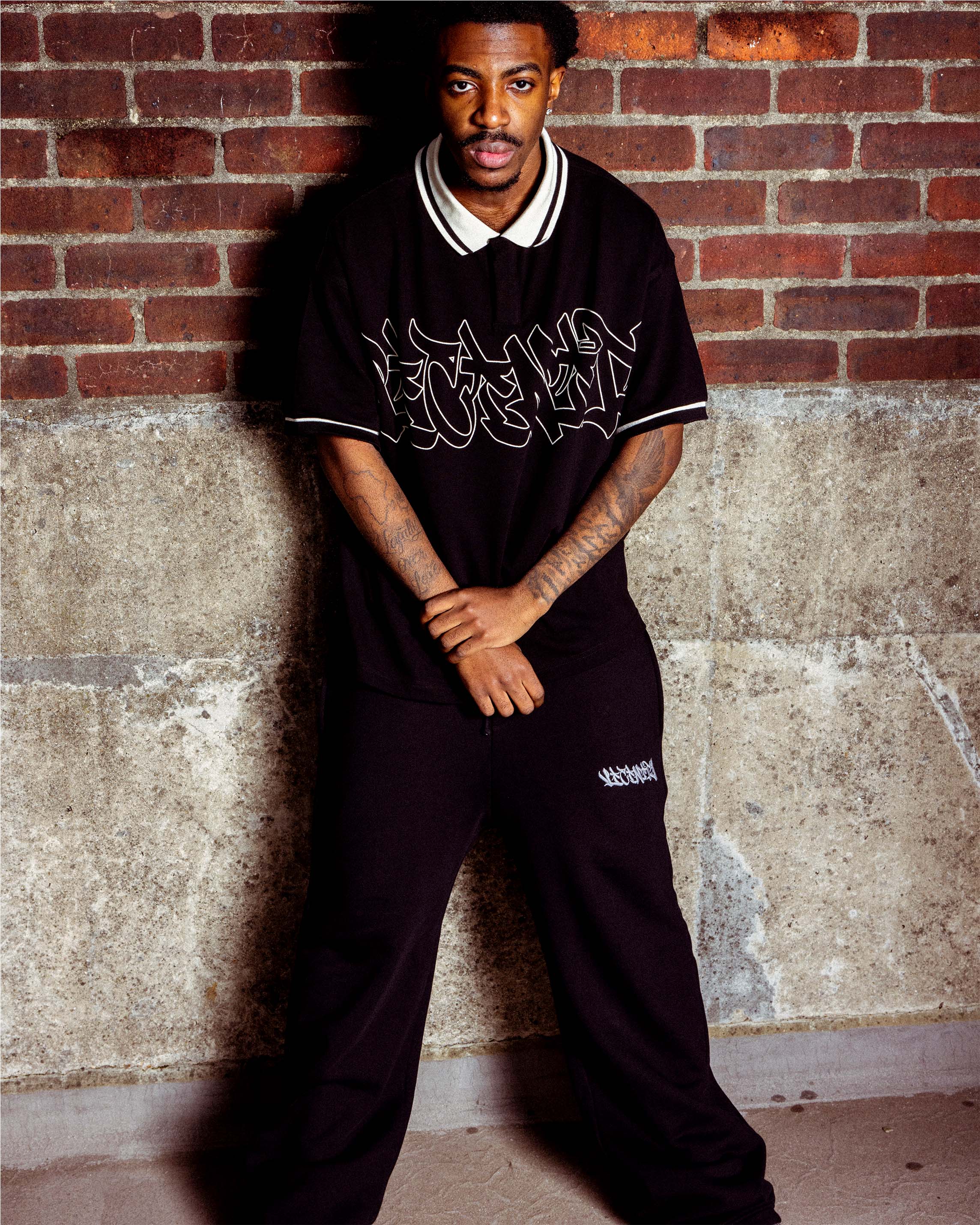 GRAFFITI POLO BLACK