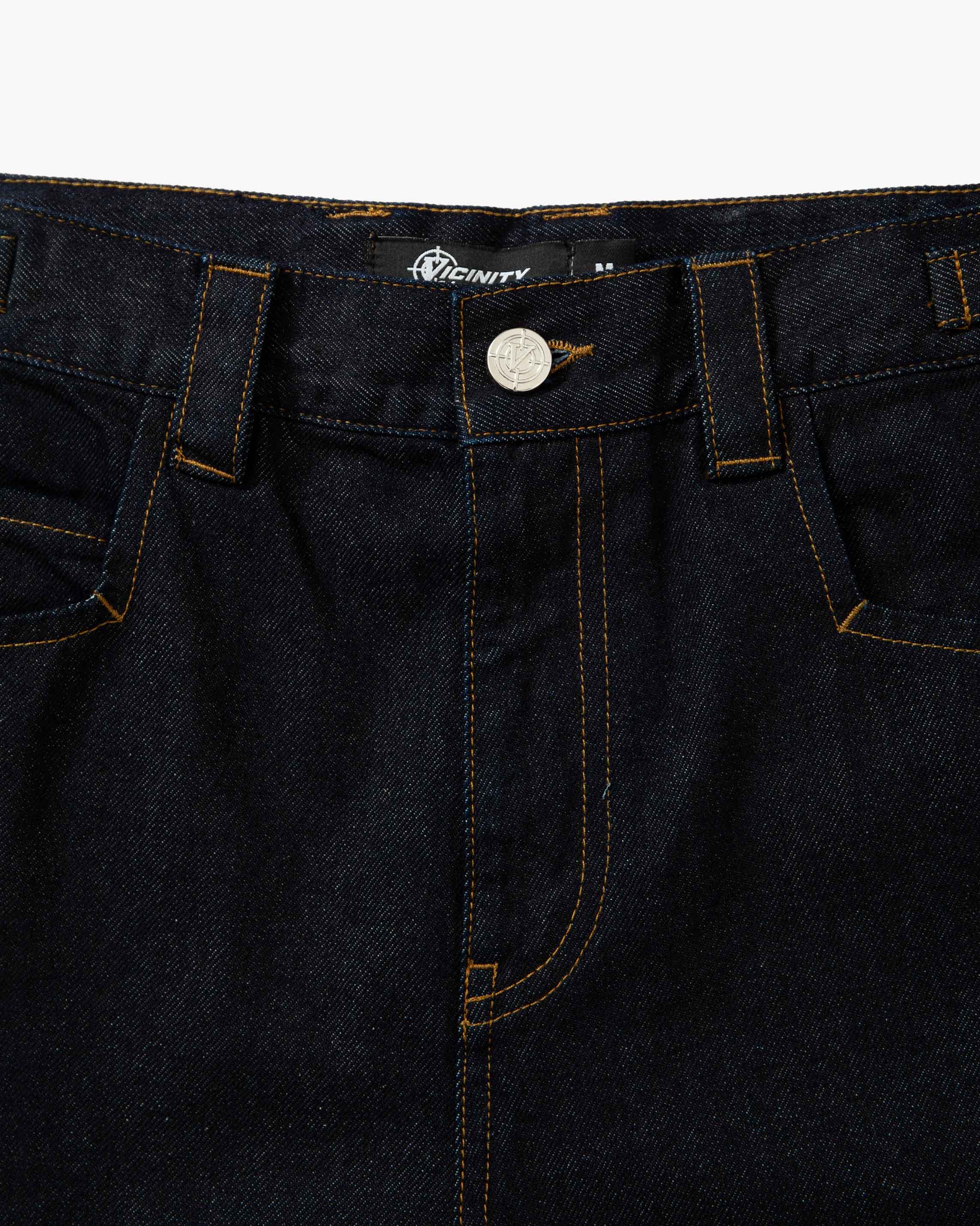 RAW DENIM JORTS