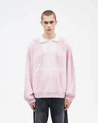 SPORTS TEAM JERSEY KNIT PINK