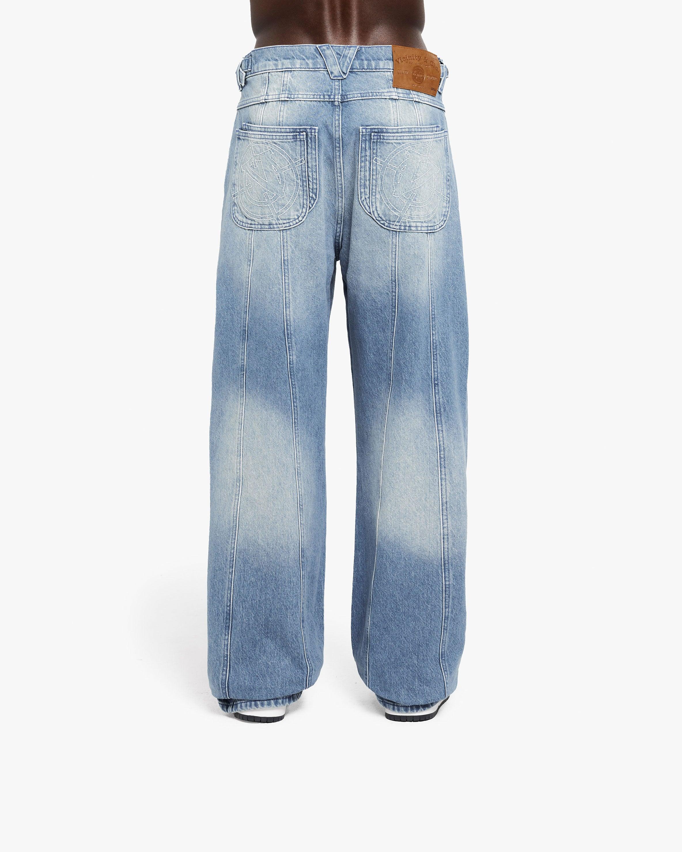 V-LOGO LIGHT BLUE DENIM