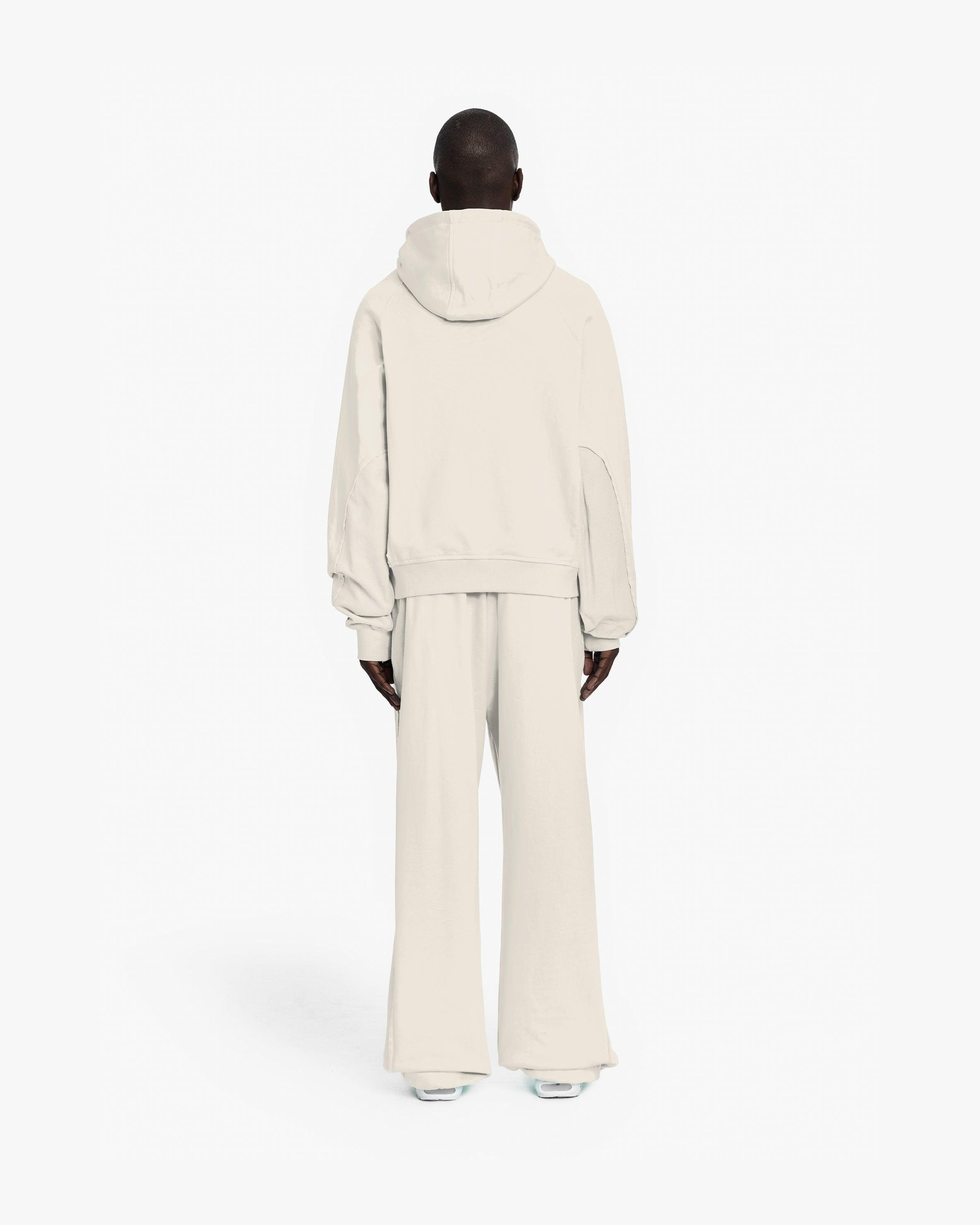 INSIDE OUT ZIP HOODIE BEIGE (OLD SIZING)