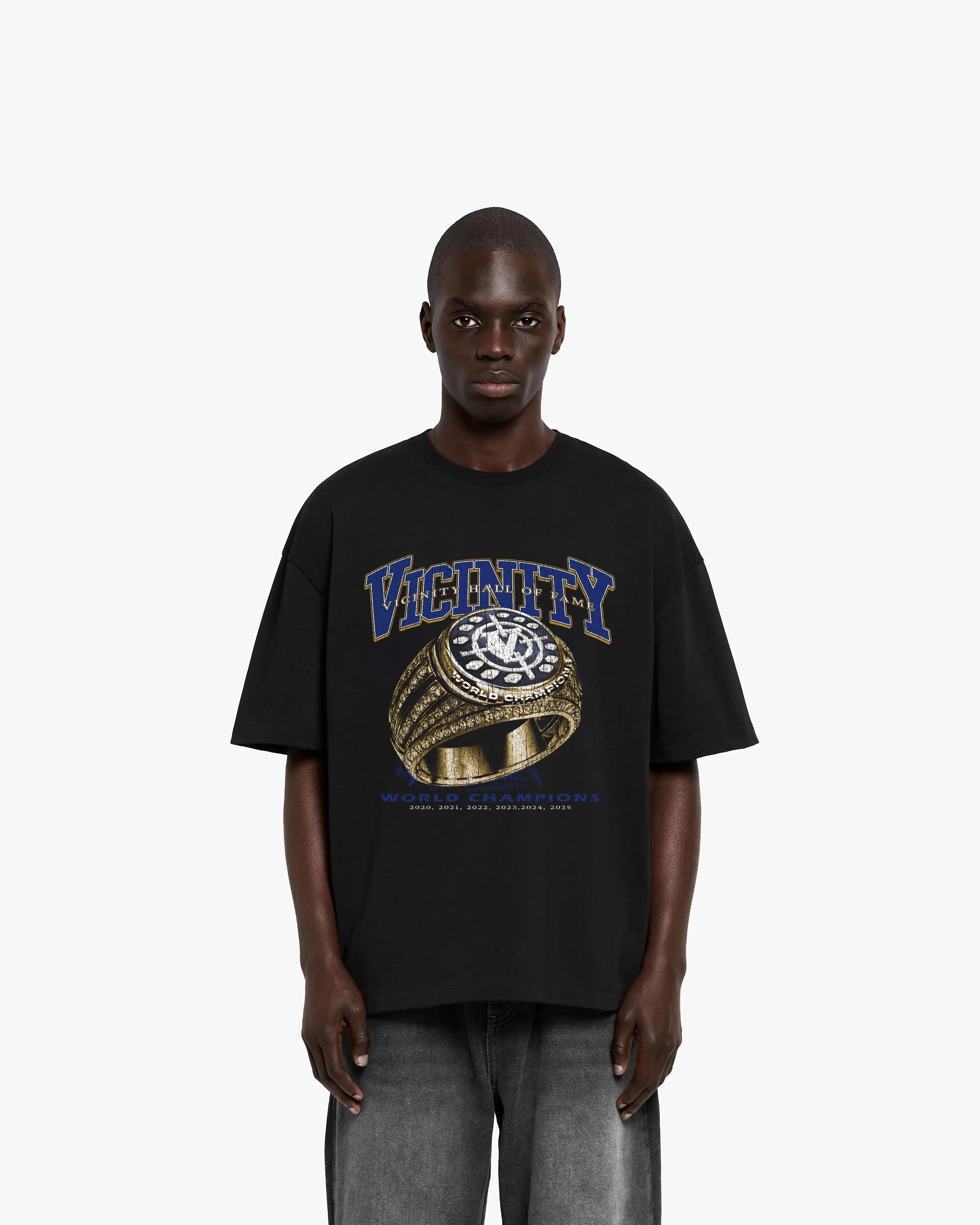 CHAMPION RING TEE BLACK