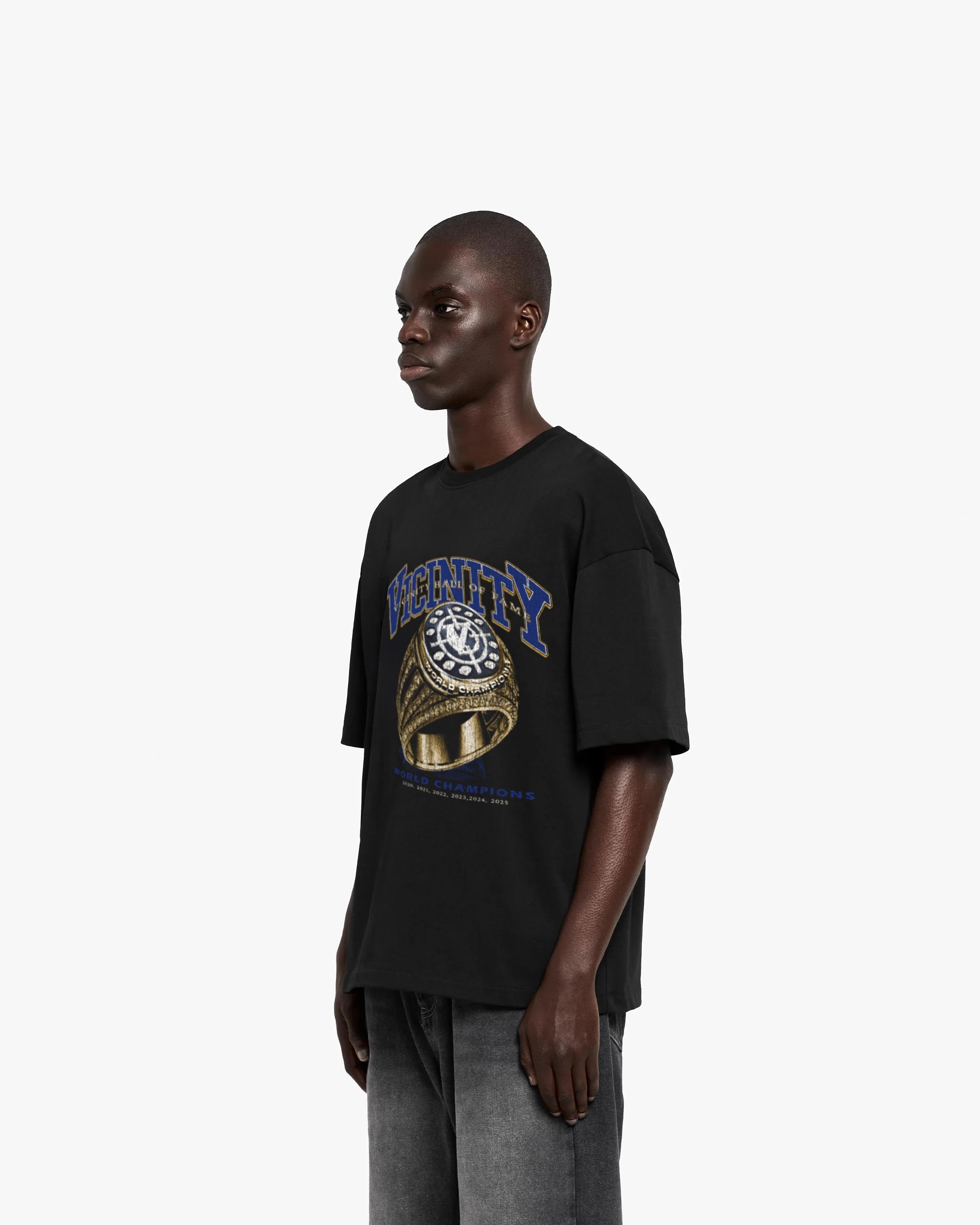 CHAMPION RING TEE BLACK