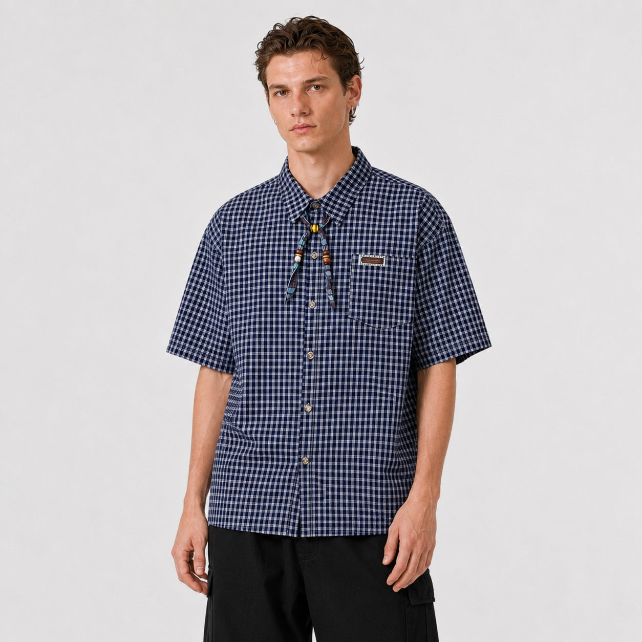 Dopamine Plaid Polo Shirt