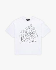 CONSTRUCTION LOGO TEE WHITE