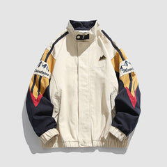 Colorblock Embroidered Jacket