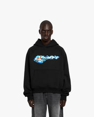 CHROME LOGO HOODIE BLACK