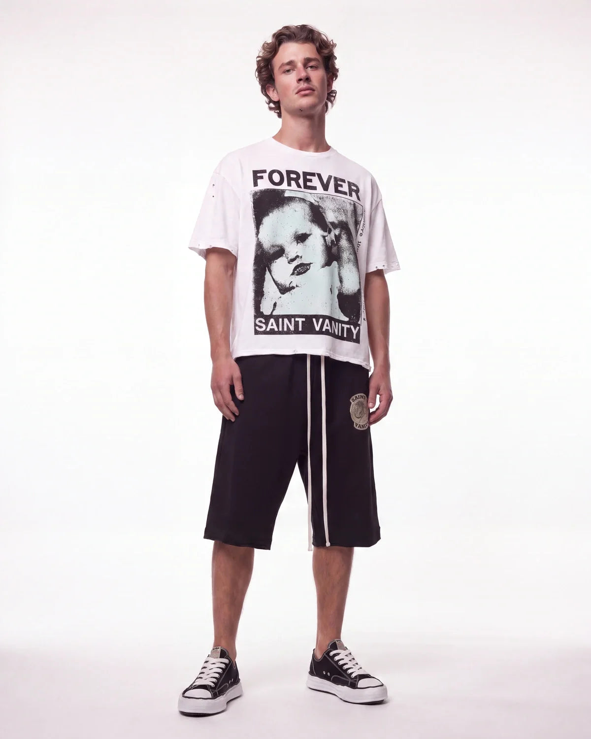 Saint Vanity Uniform Shorts Black