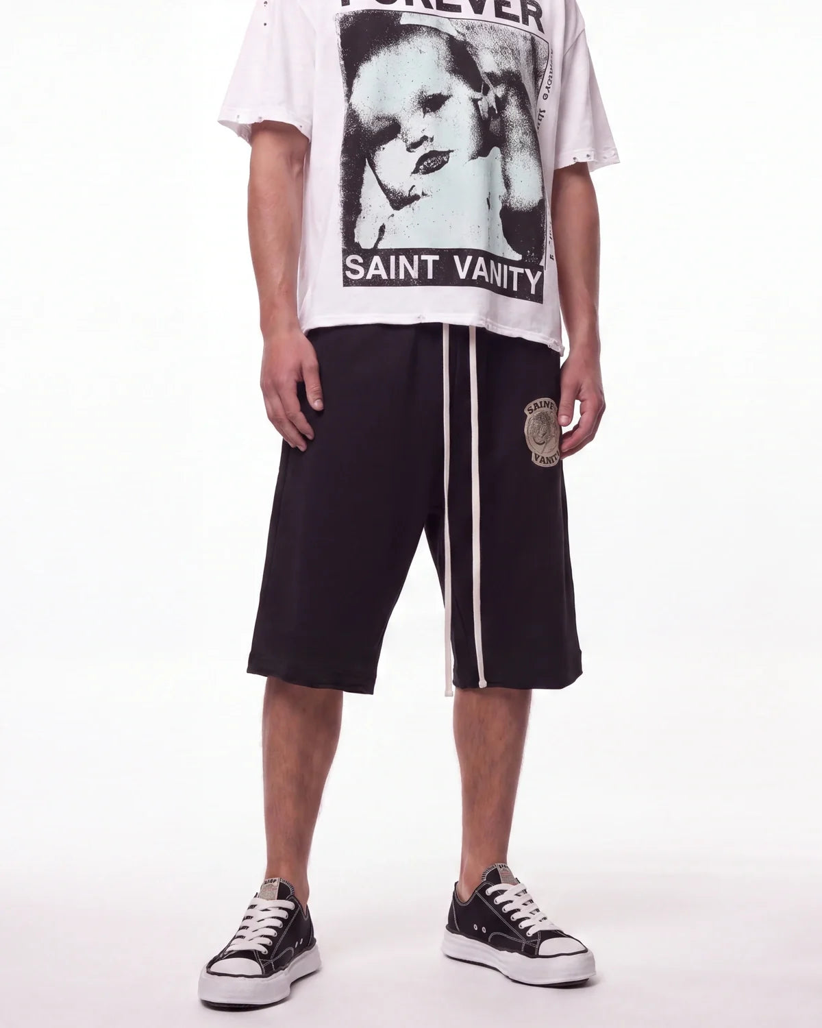 Saint Vanity Uniform Shorts Black
