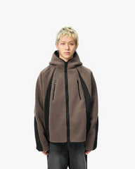 TRAIL FLEECE JACKET BROWN