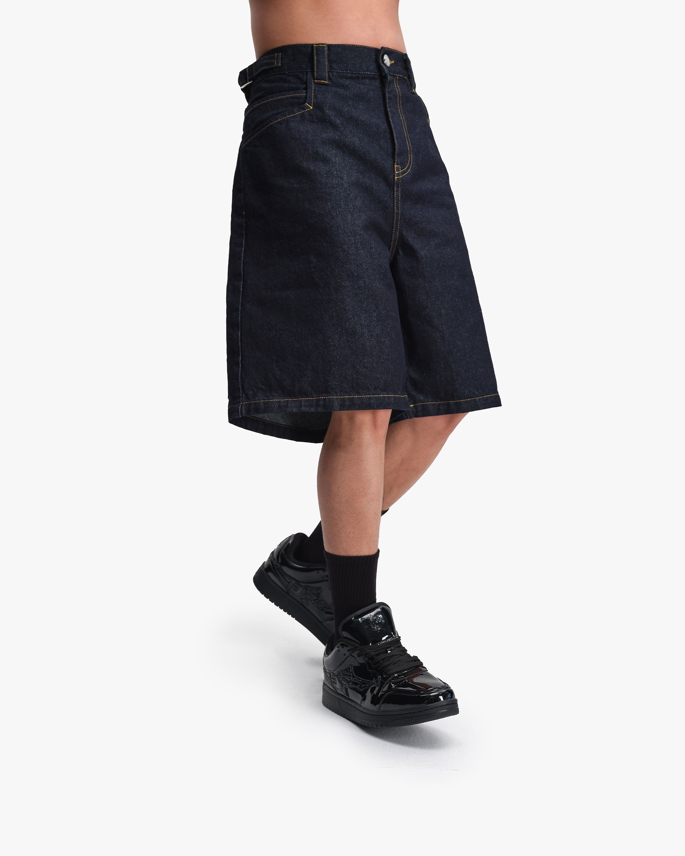 RAW DENIM JORTS