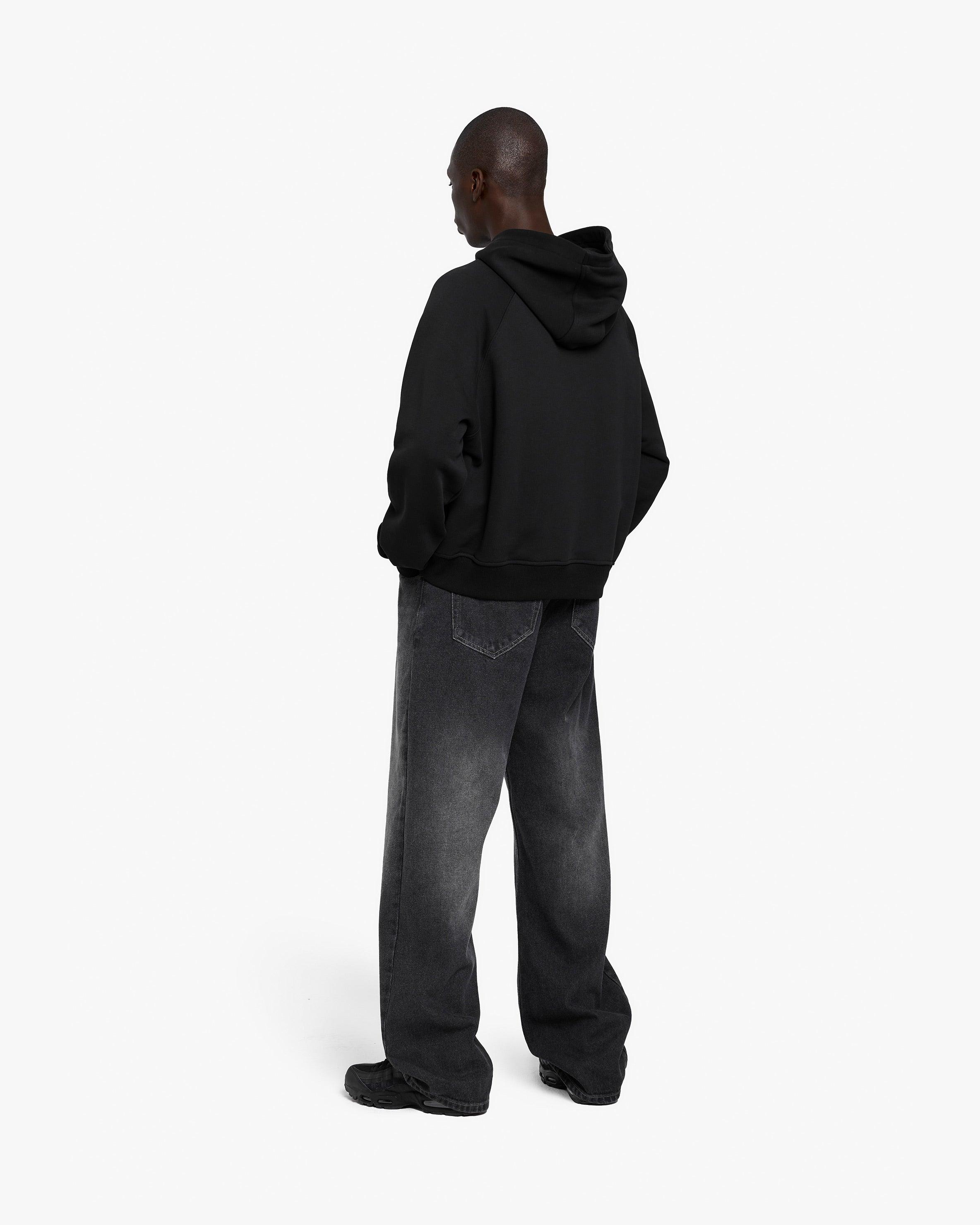 CHROME LOGO HOODIE BLACK