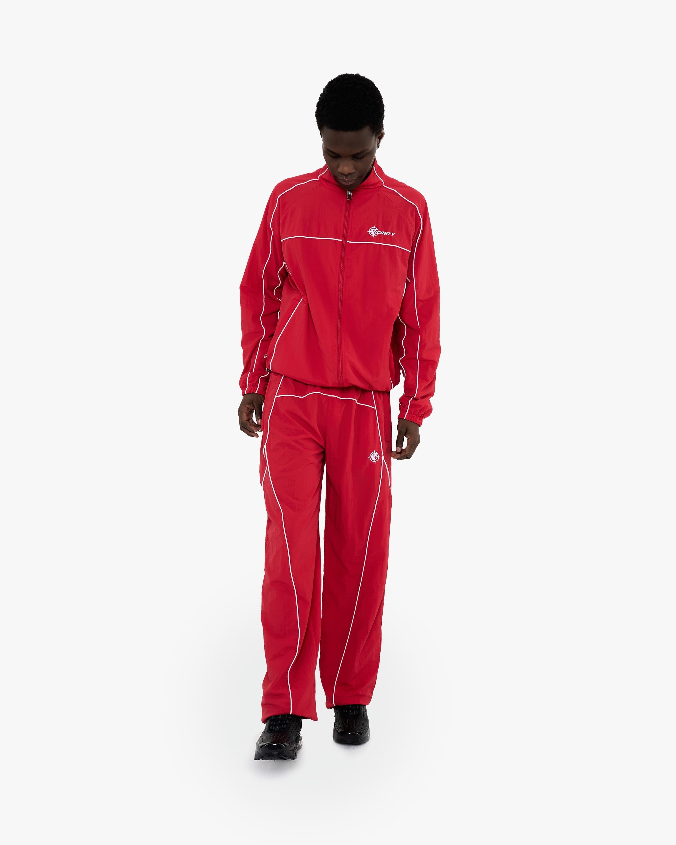 TRACK JACKET RED