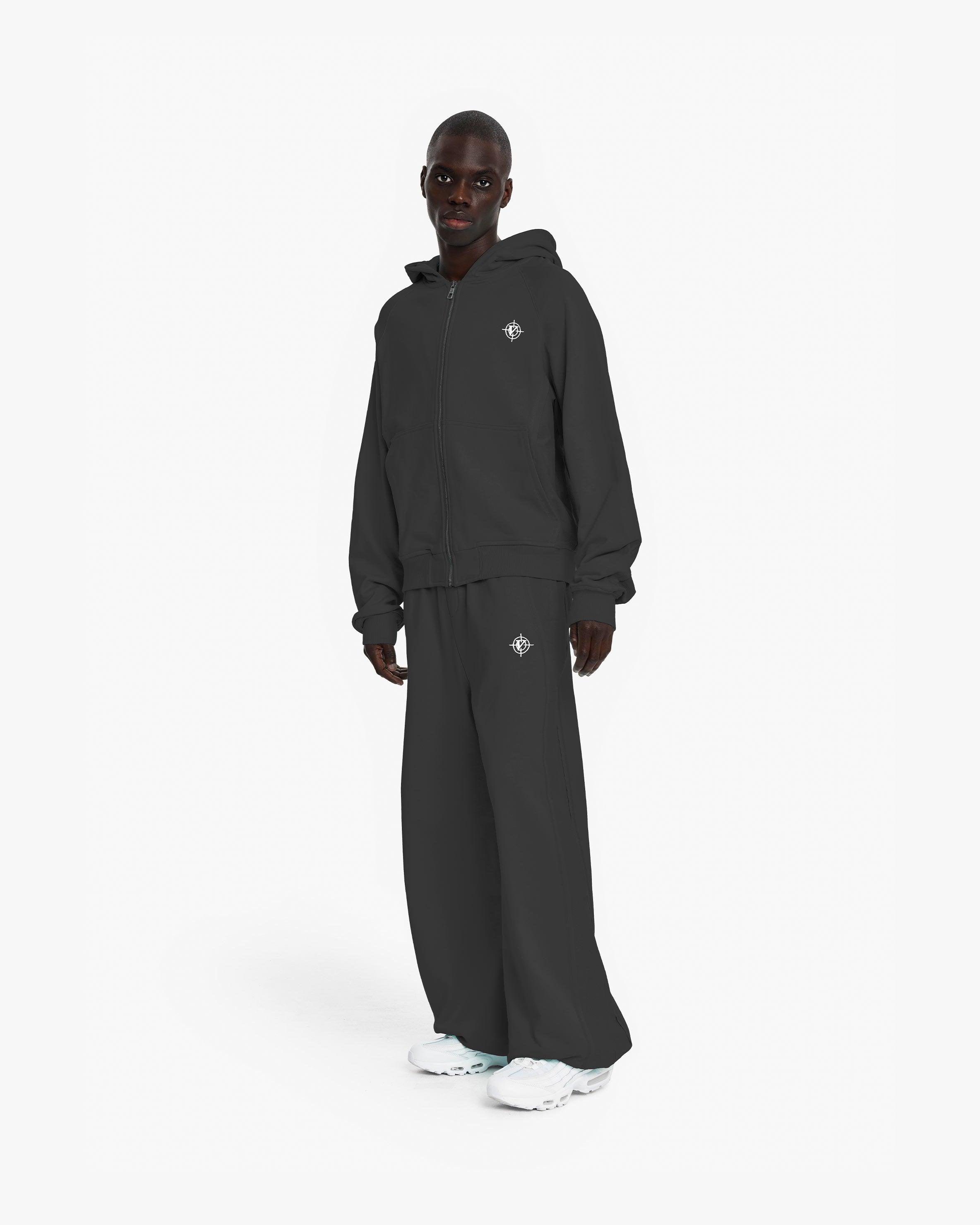 INSIDE OUT ZIP HOODIE ASH GREY (OLD SIZING)