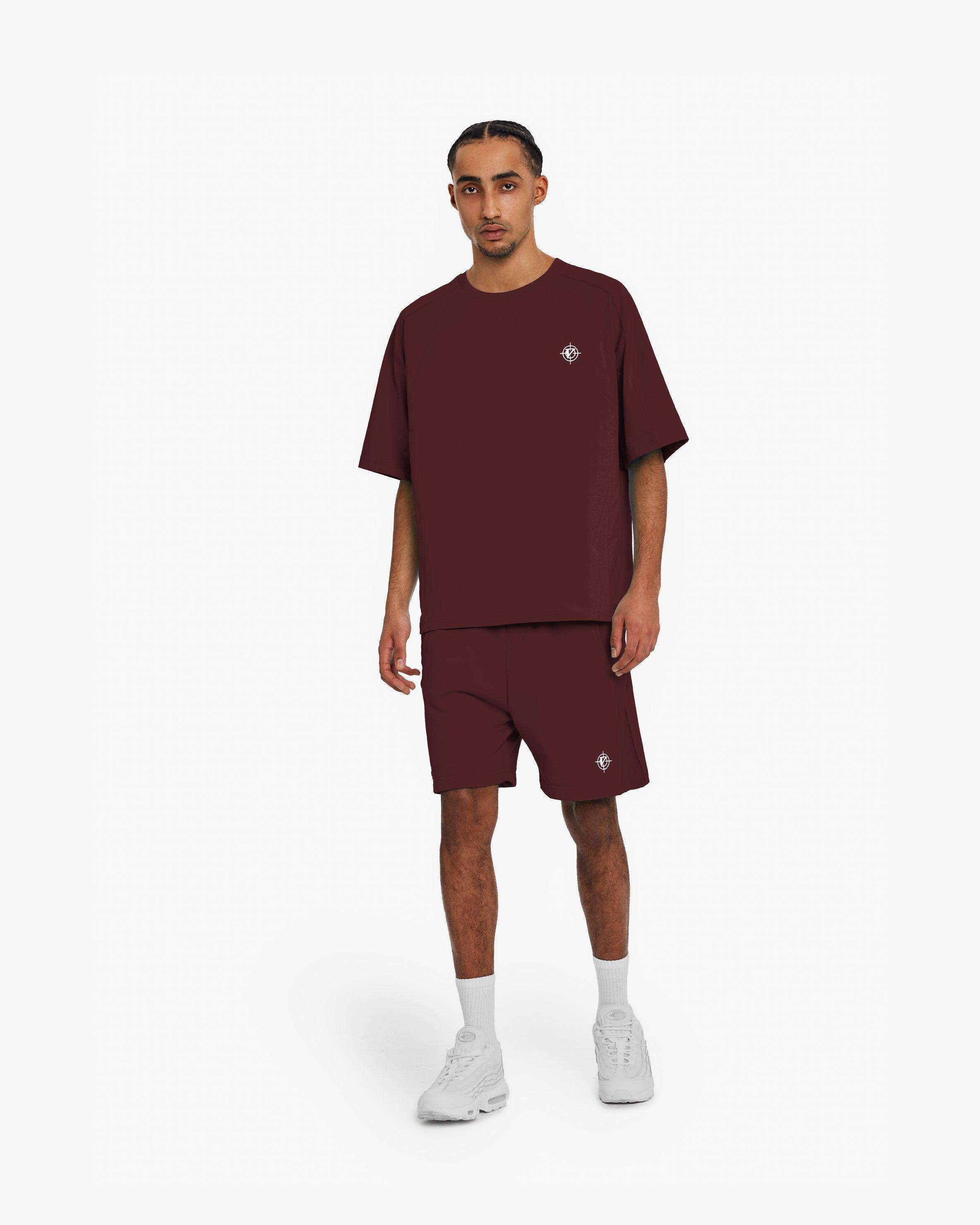 T-SHIRT WINE RED