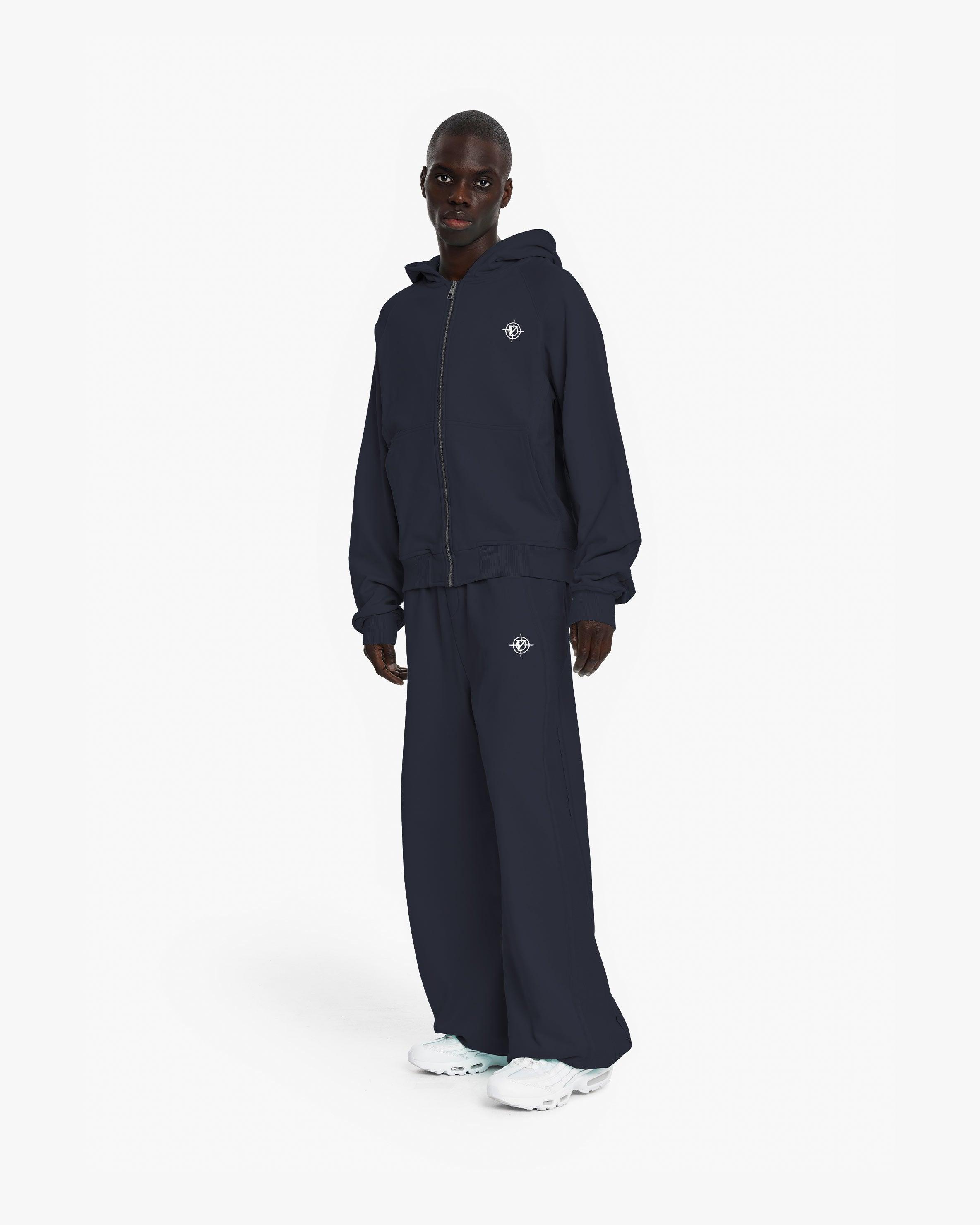 INSIDE OUT ZIP HOODIE NAVY (OLD SIZING)
