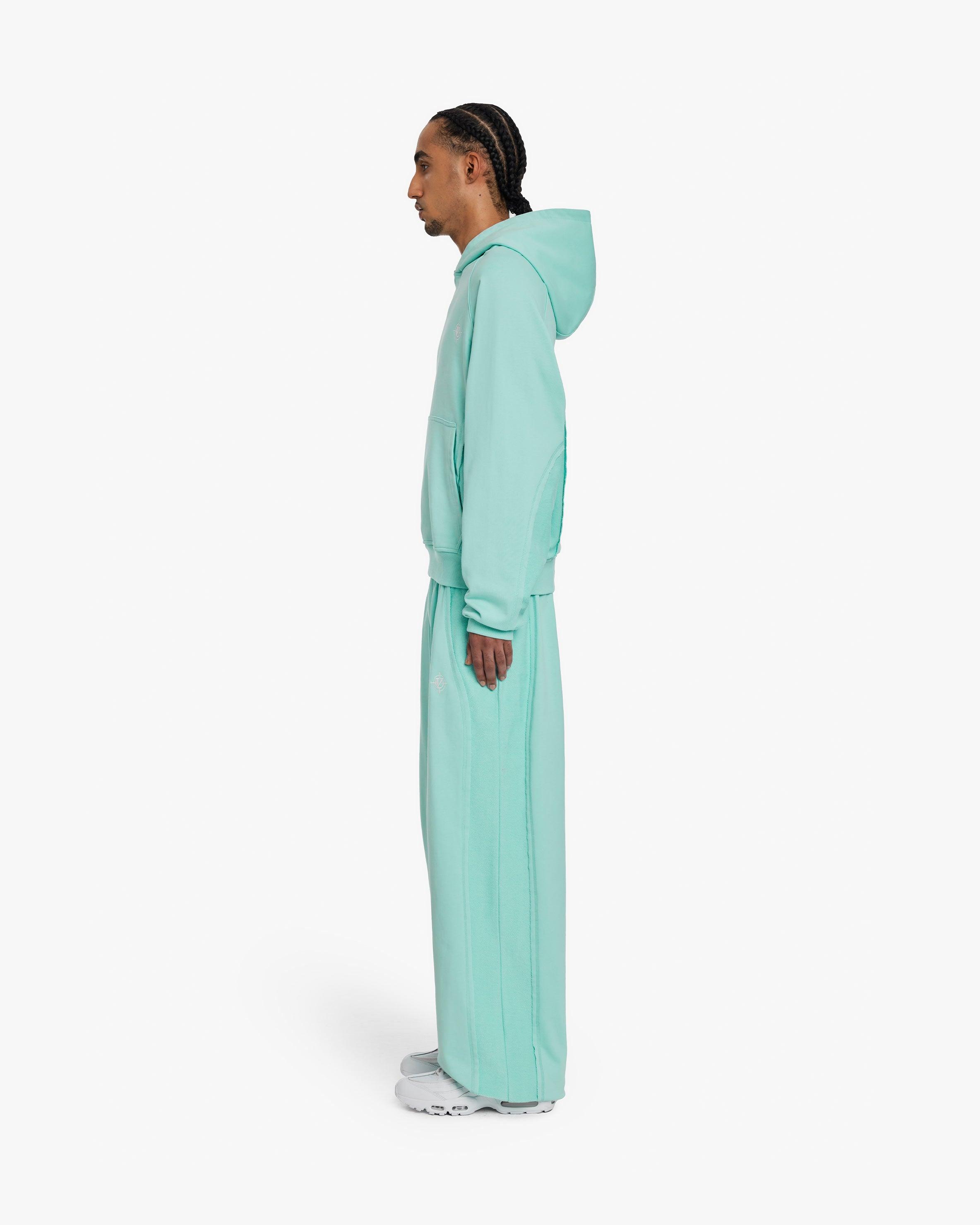INSIDE OUT HOODIE TURQUOISE