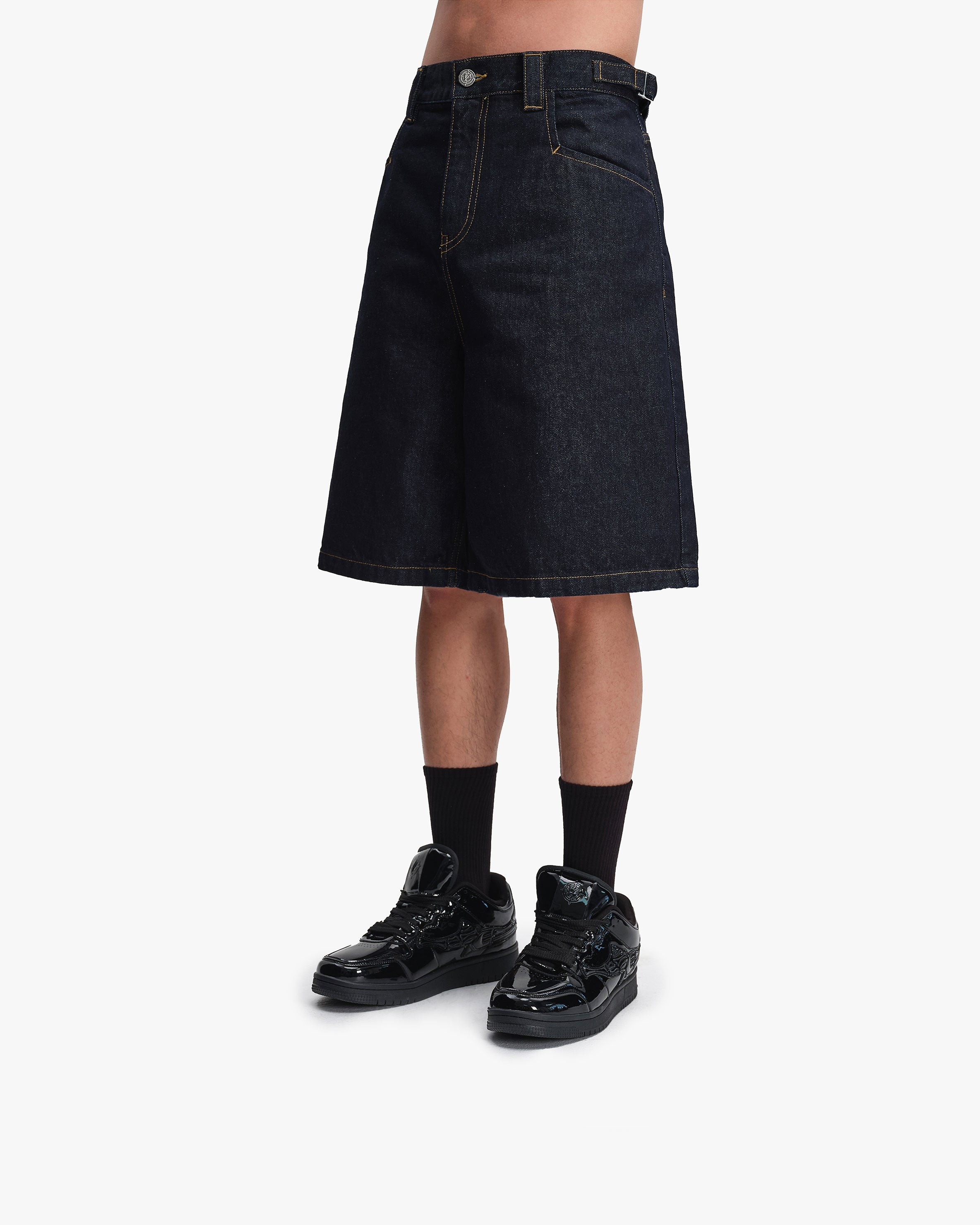 RAW DENIM JORTS