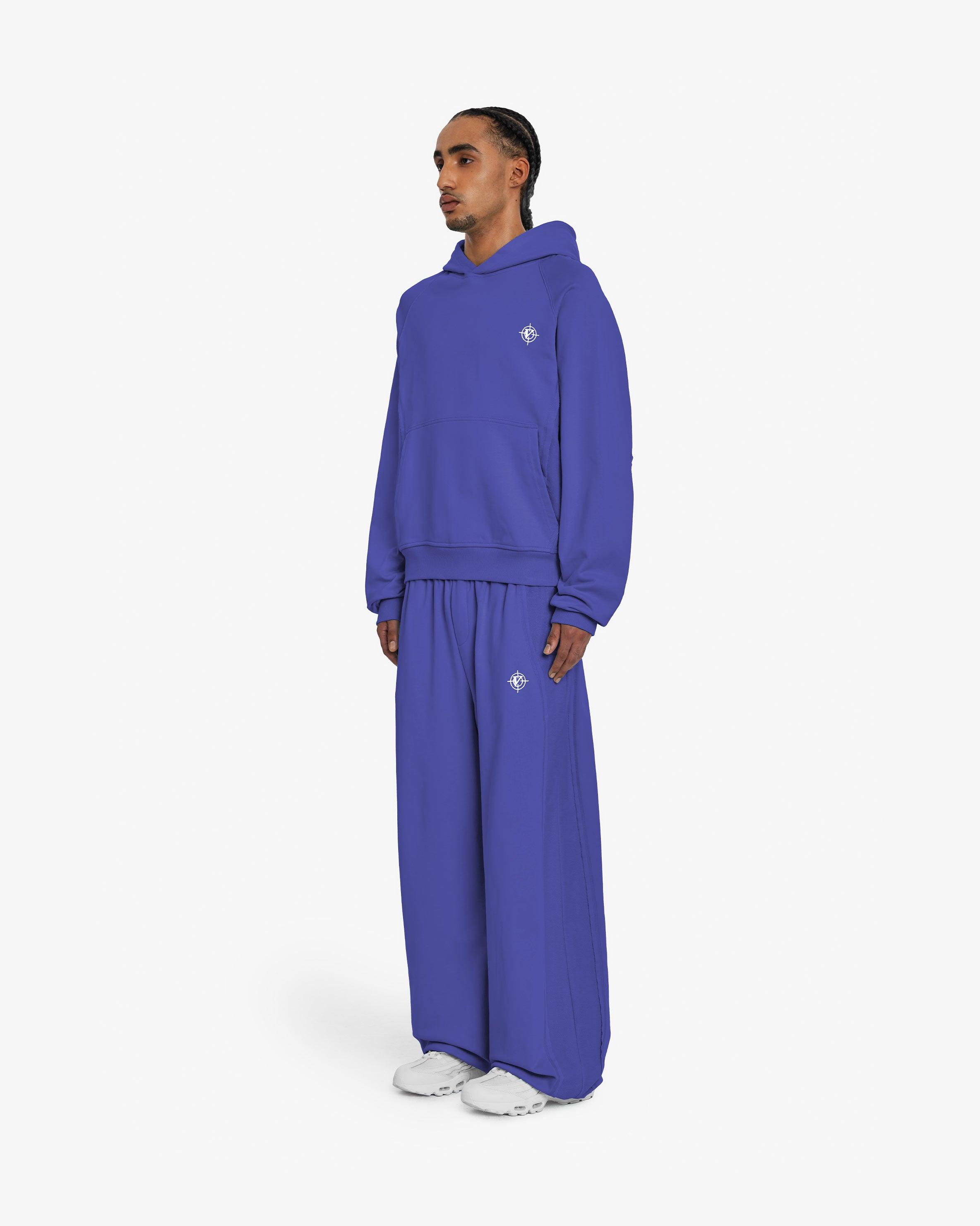 INSIDE OUT HOODIE OCEAN BLUE