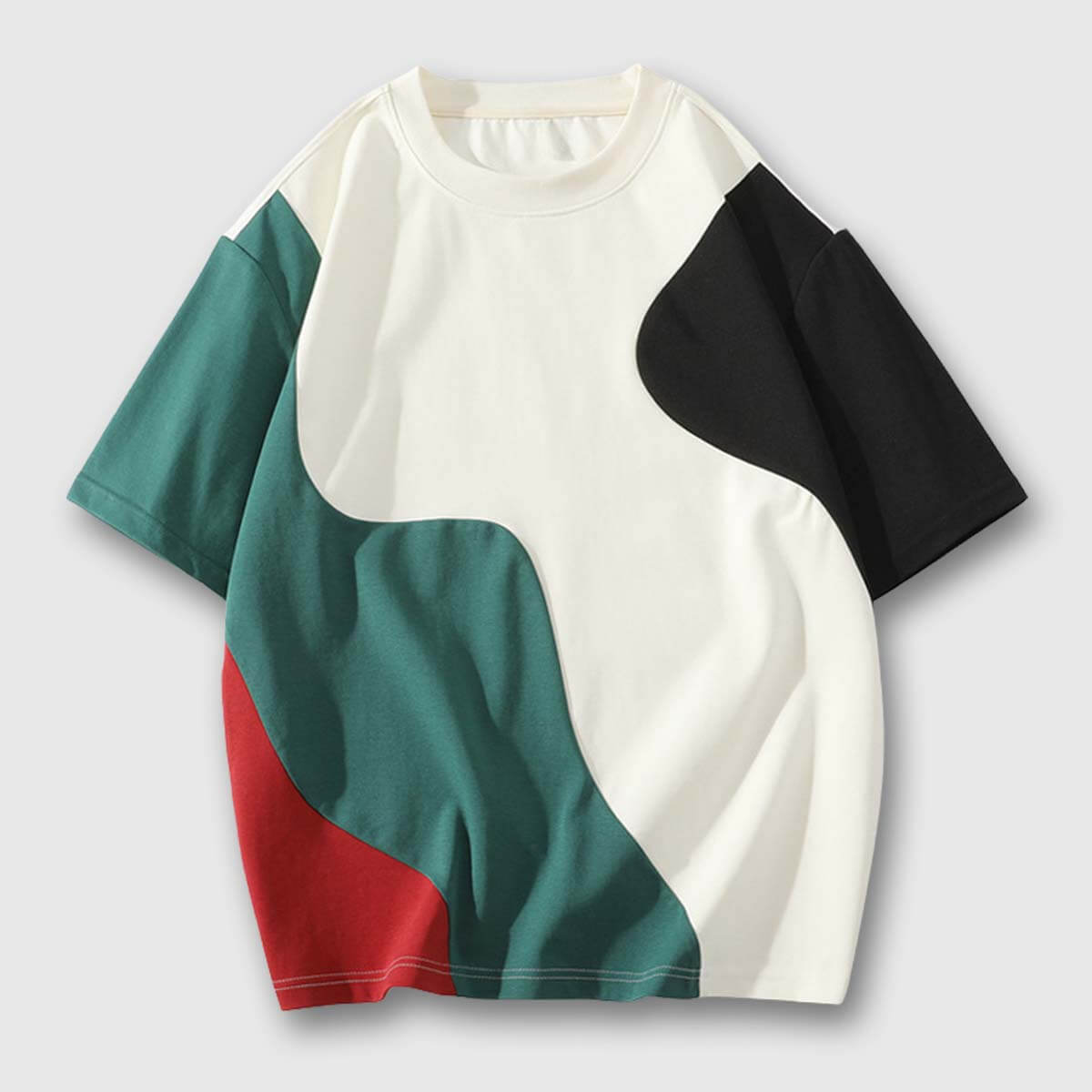 Colorblock Casual T-Shirt