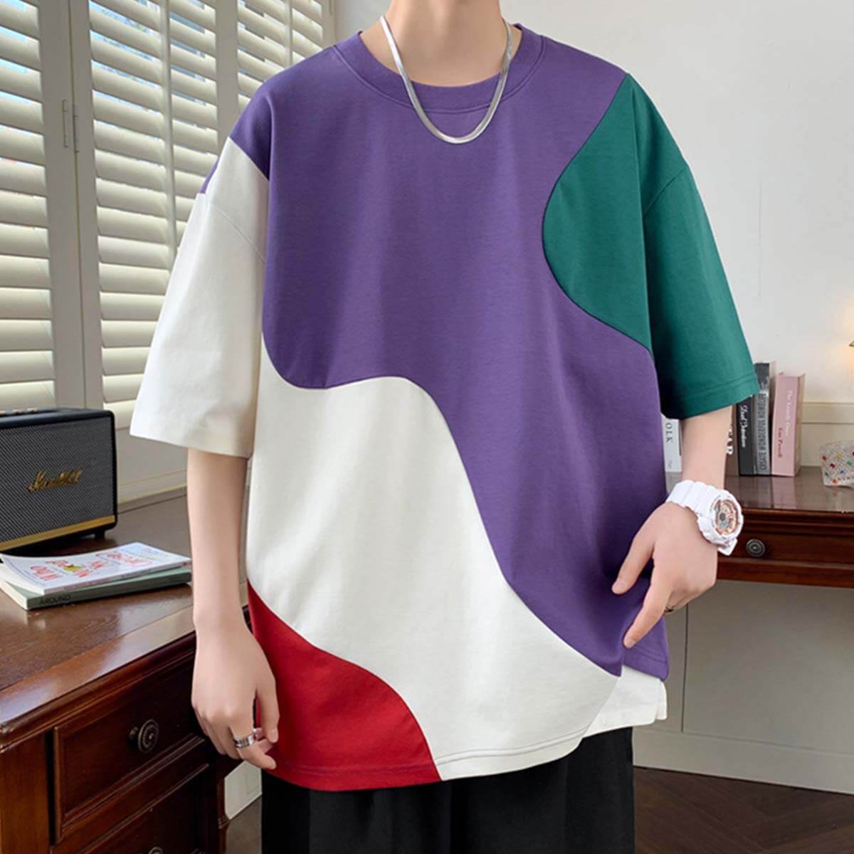 Colorblock Casual T-Shirt