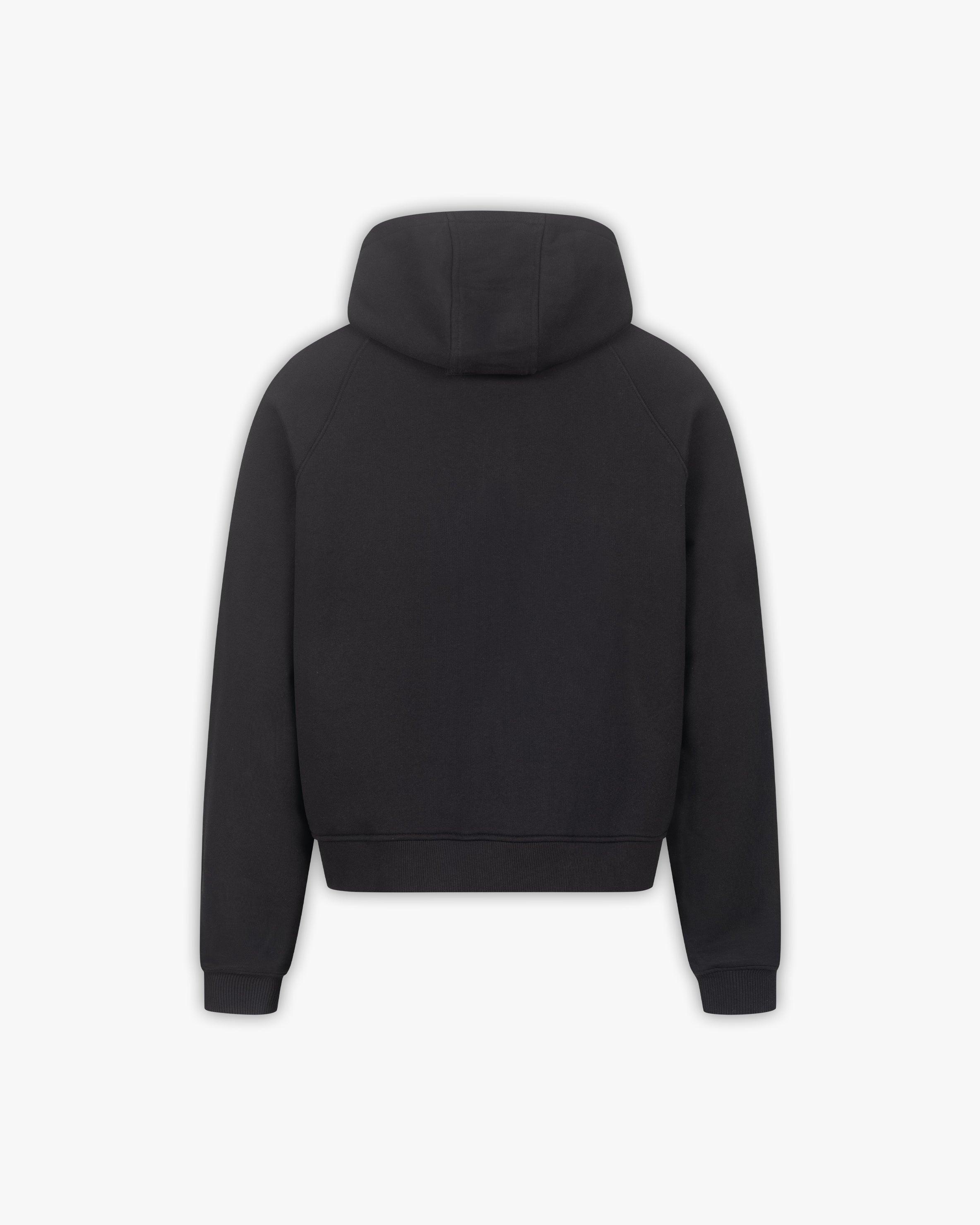CONSTRUCTION LOGO HOODIE BLACK