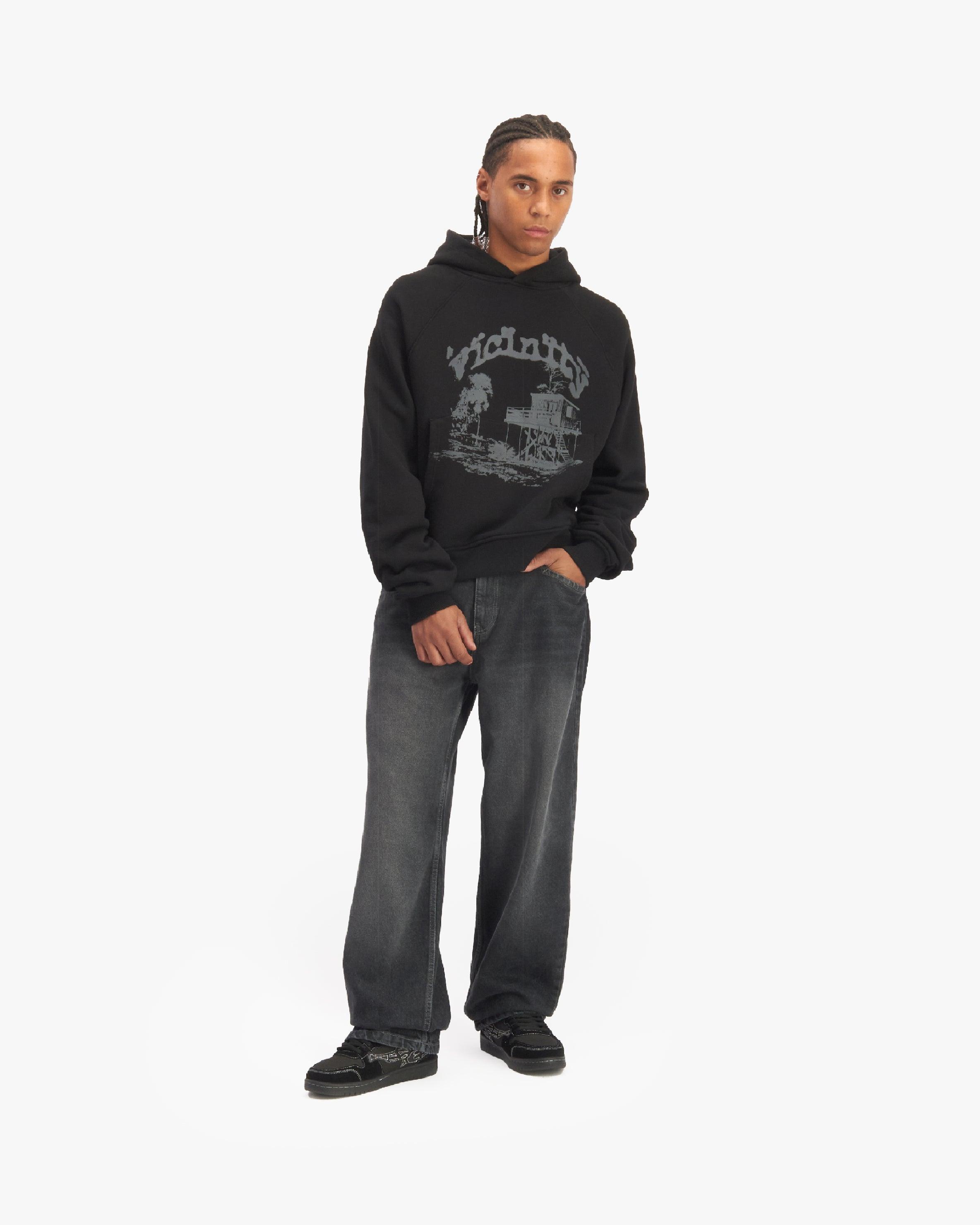 SHOOTING HOUSE HOODIE BLACK